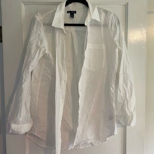 Linen Boyfriend Fit Shirt